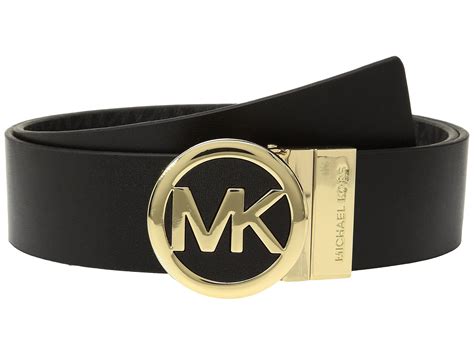 michael kors women's black belt|michael kors belt reversible.